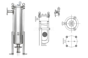 Read more about the article Carcasa de filtro de mangas con tapa plana