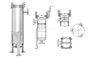 Read more about the article Carcasa de filtro de bolsas con tapa empotrada